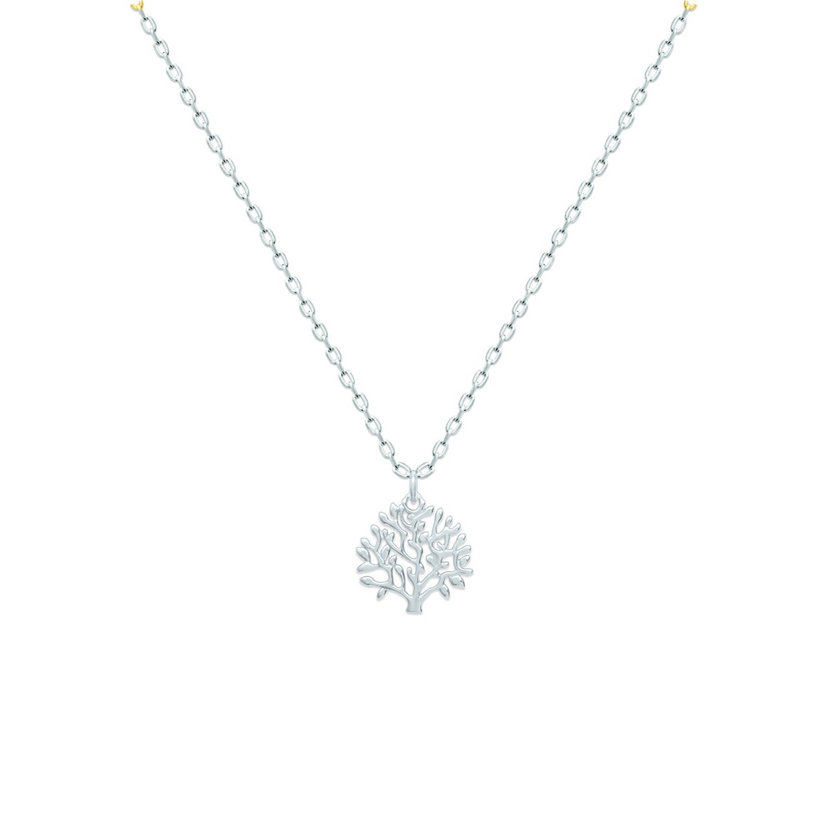 Pendentif Brillaxis arbre de vie argent rhodié