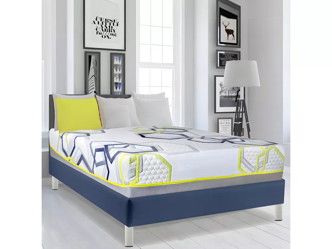 NEOREV | Matelas CASSIOPEE 180x200 cm | Mousse avec mémoire de forme