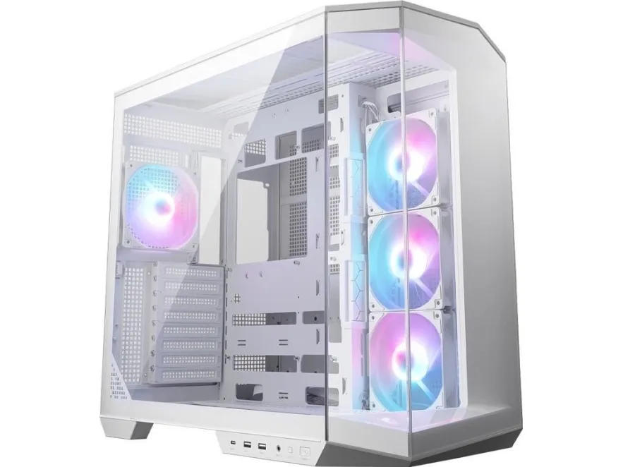 MSI MAG PANO 100R PZ hvid ARGB-kuffert (MAGPANO100RPZWHITE)