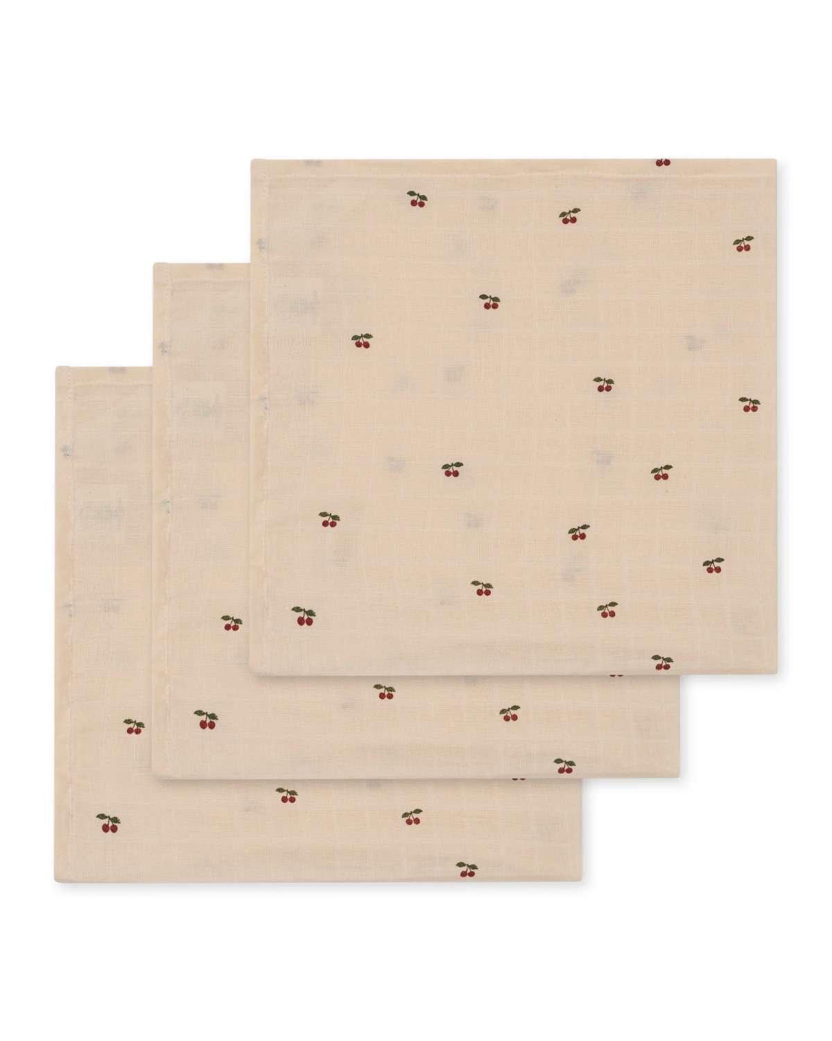 Gulpekluter 3pk – 100% Øko Musselin – 65x65cm