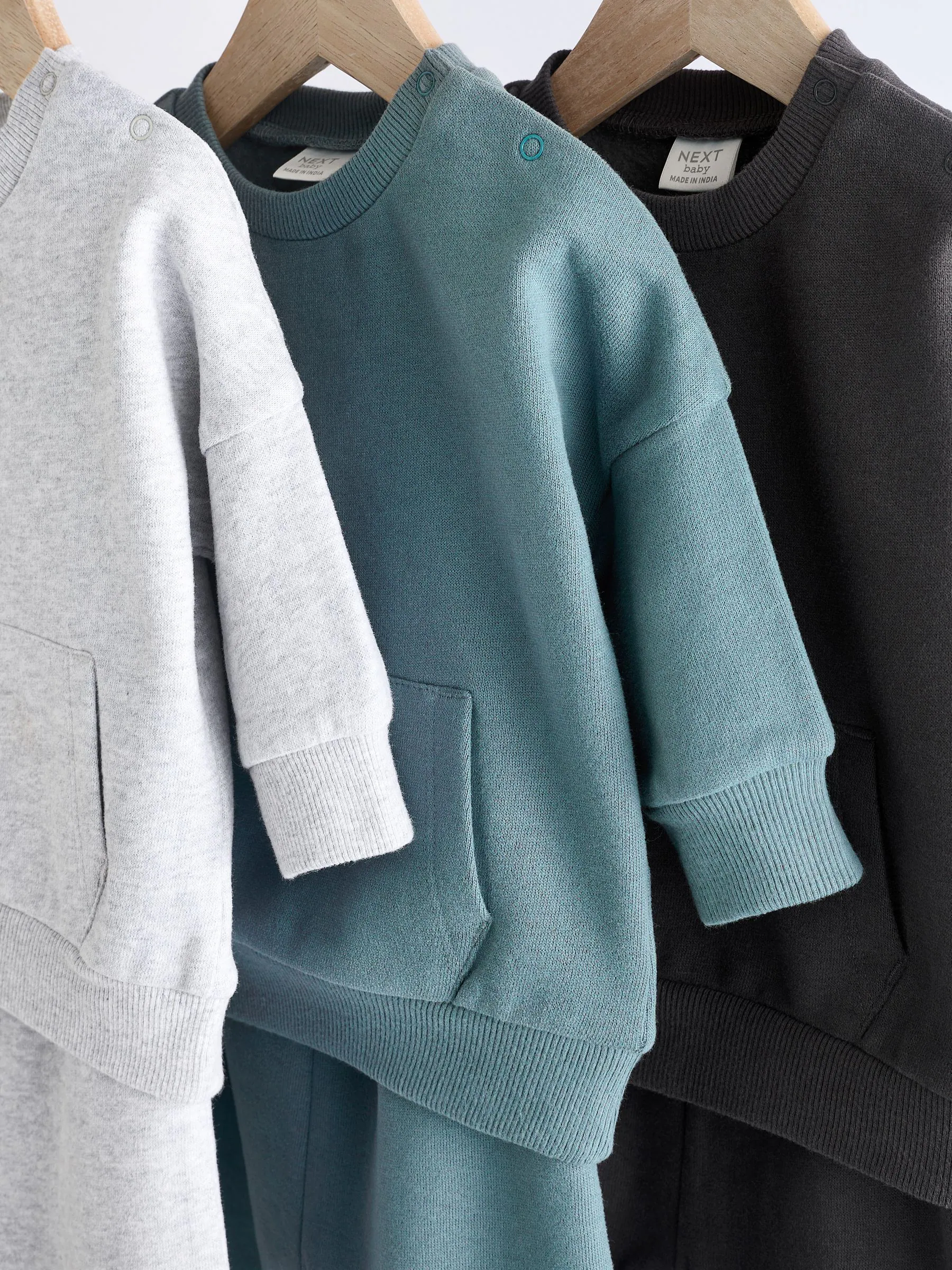 Monochroom - Baby Sweatshirt en Joggingbroeken Set 6 stuks (0mnd-3jaar)