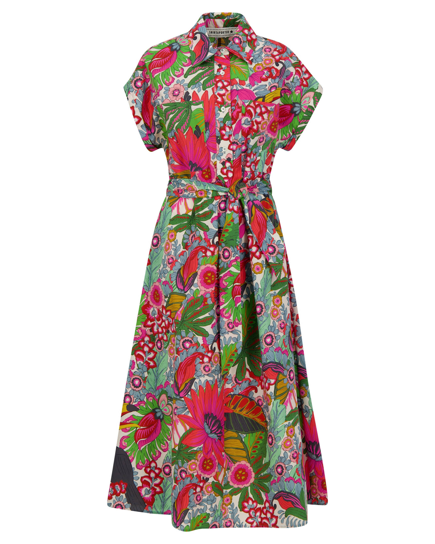 Shirtaporter| Damen Kleid aus Baumwolle