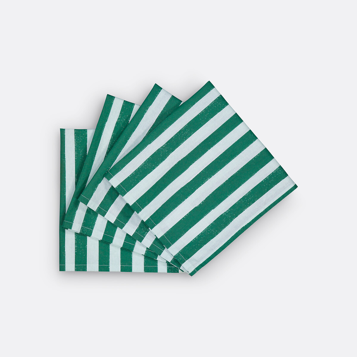 LA REDOUTE INTERIEURS<br>Conjunto de 4 guardanapos de algodão lavado, Marles