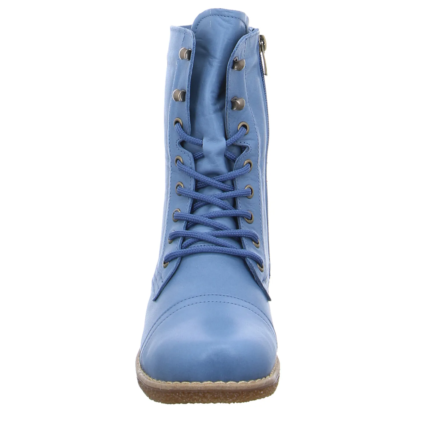 ANDREA CONTI Boot Jeansblau Leder  mit Wechselfussbett