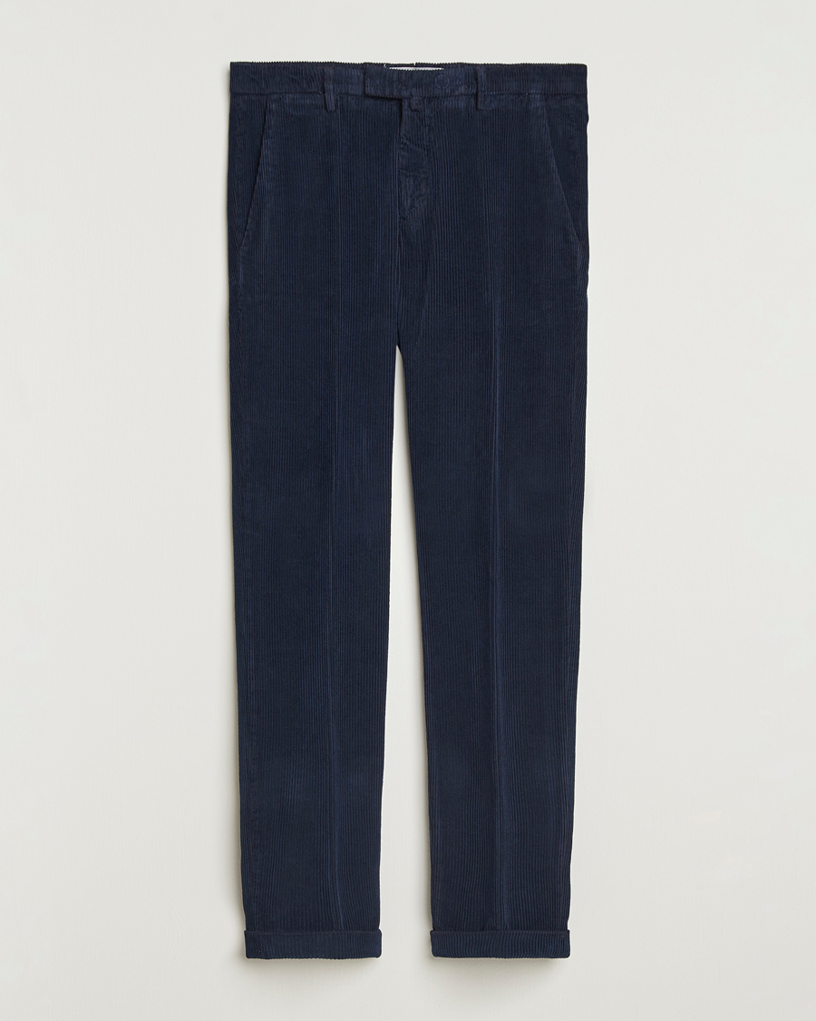Briglia 1949 Slim Fit Corduroy Trousers Navy