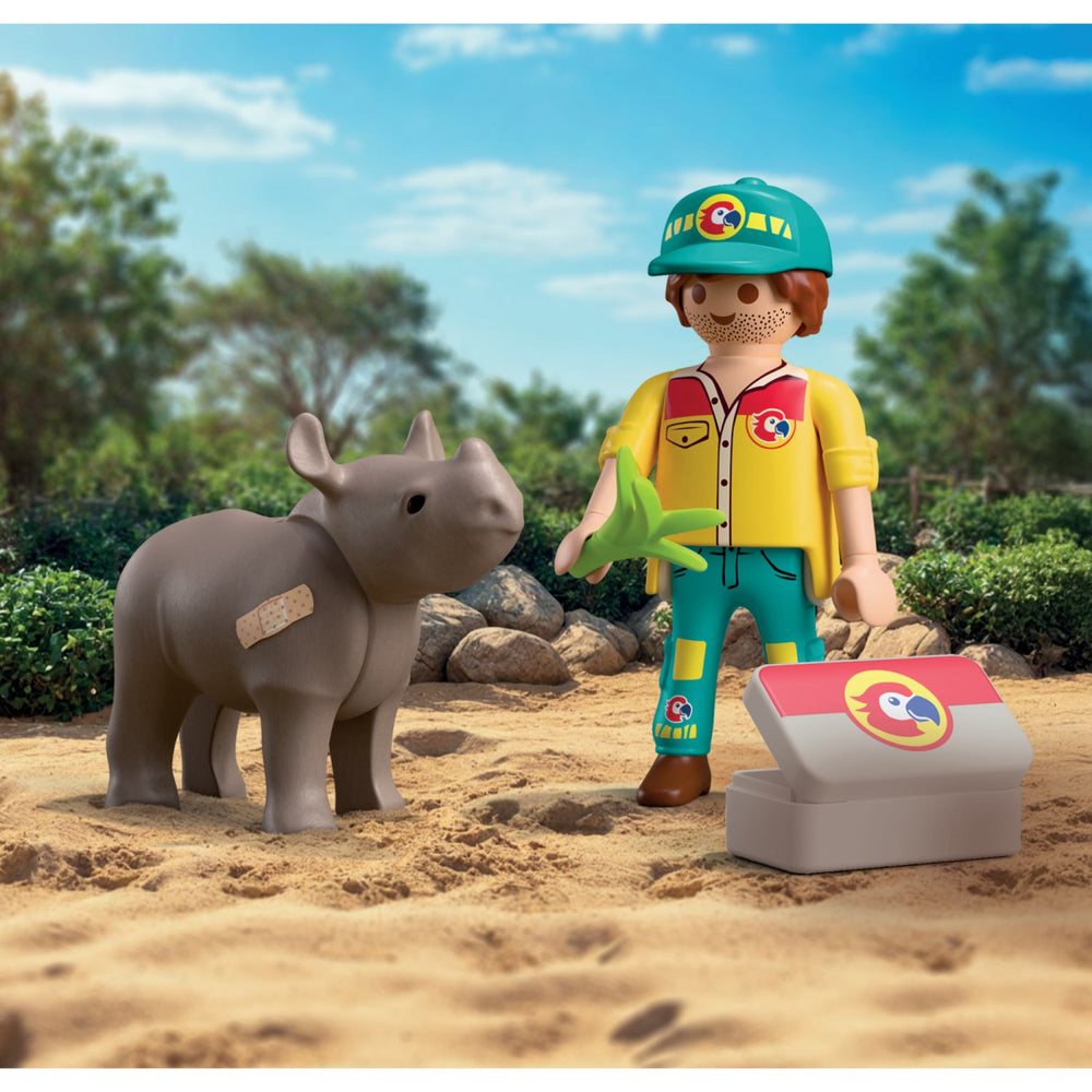 Køb Playmobil® DuoPack Ranger With Rhino