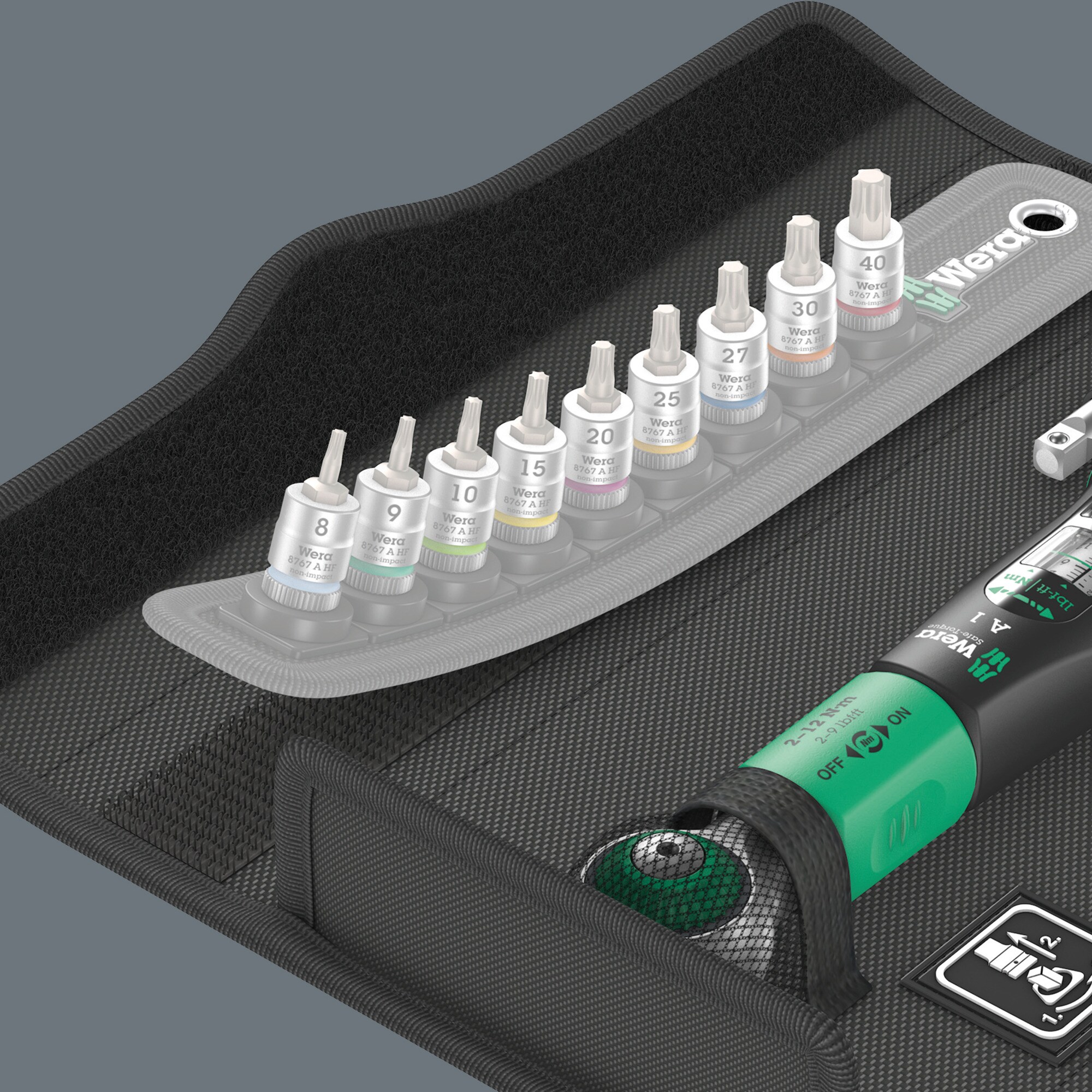Wera Drehmomentschlüssel Drehmomentschlüssel Safe-Torque A 1 Imperial Set 1, 10-teilig