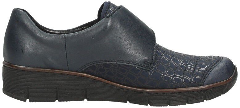 Rieker Dames klittenbandschoenen blauw