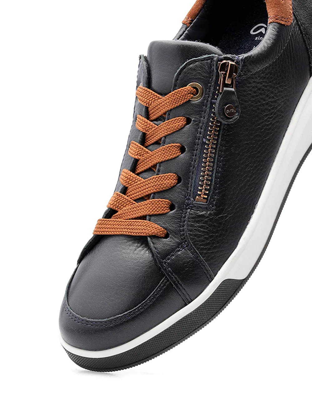 Schnürschuh Rom blau