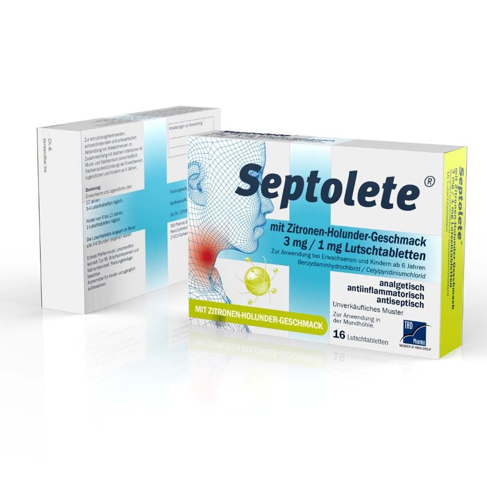 Septolete Zitrone-Holunder: Die innovative Lösung bei Halsschmerzen