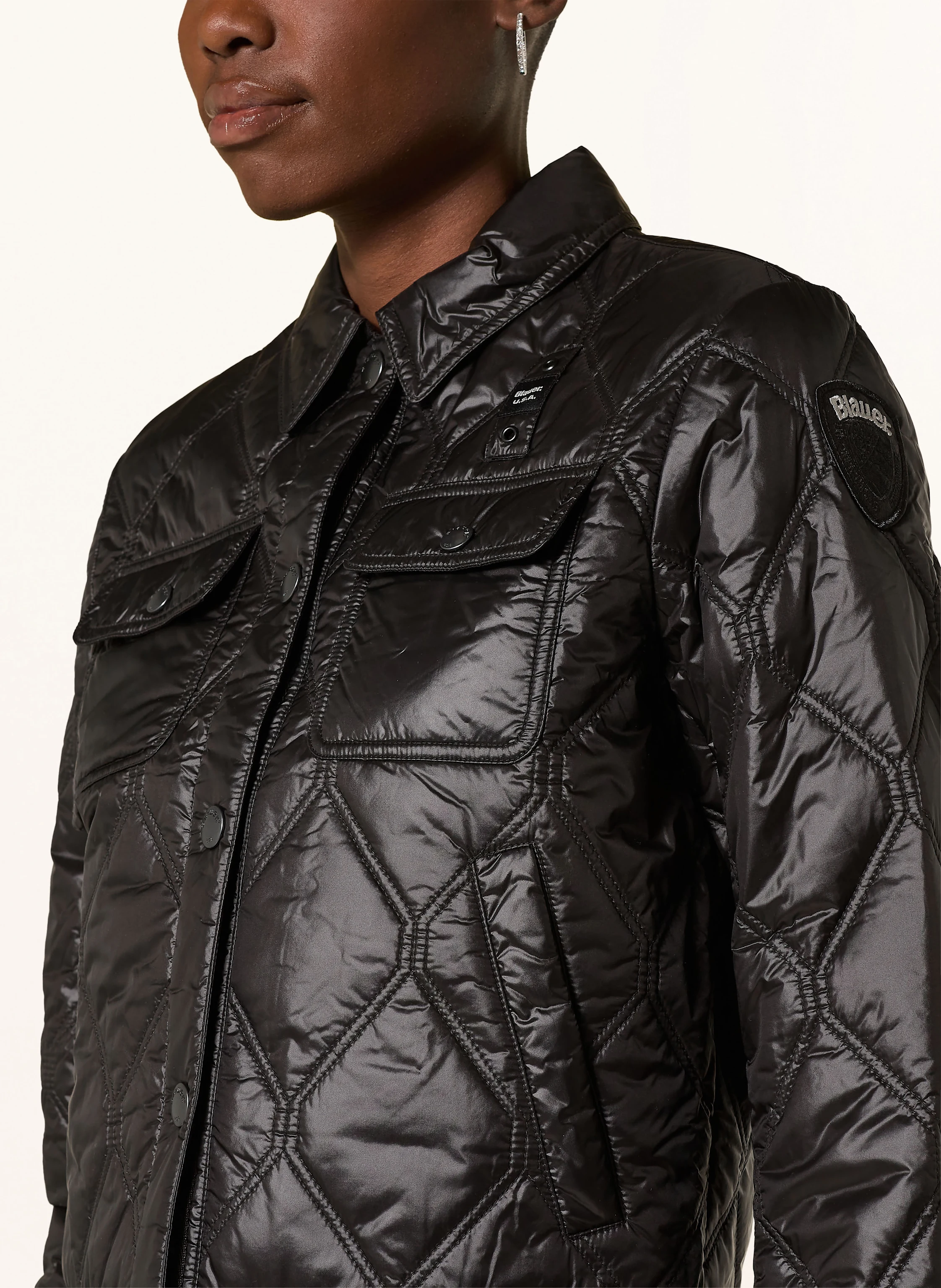 Blauer Steppjacke DELHI