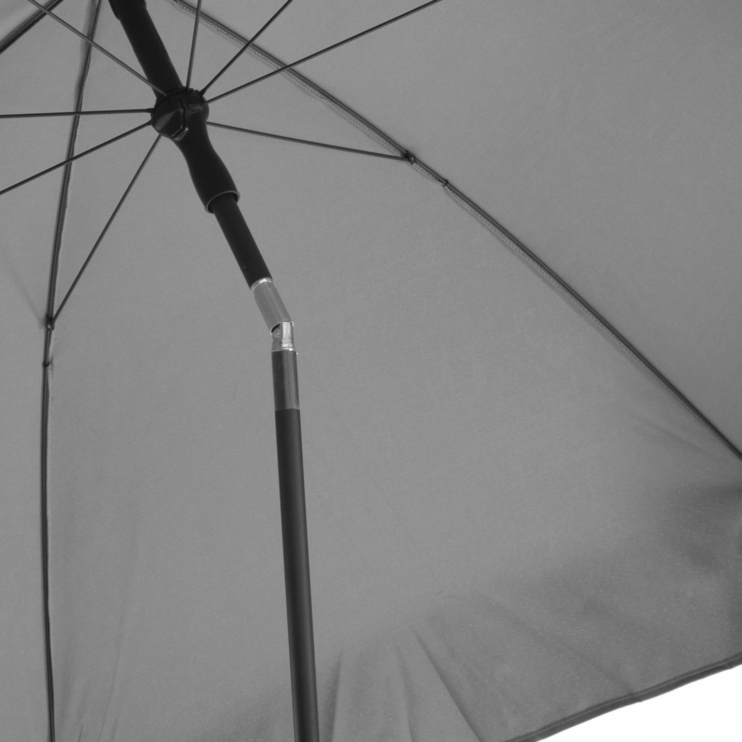 Intratuin parasol Haiti grijs 80+UV D 200 cm