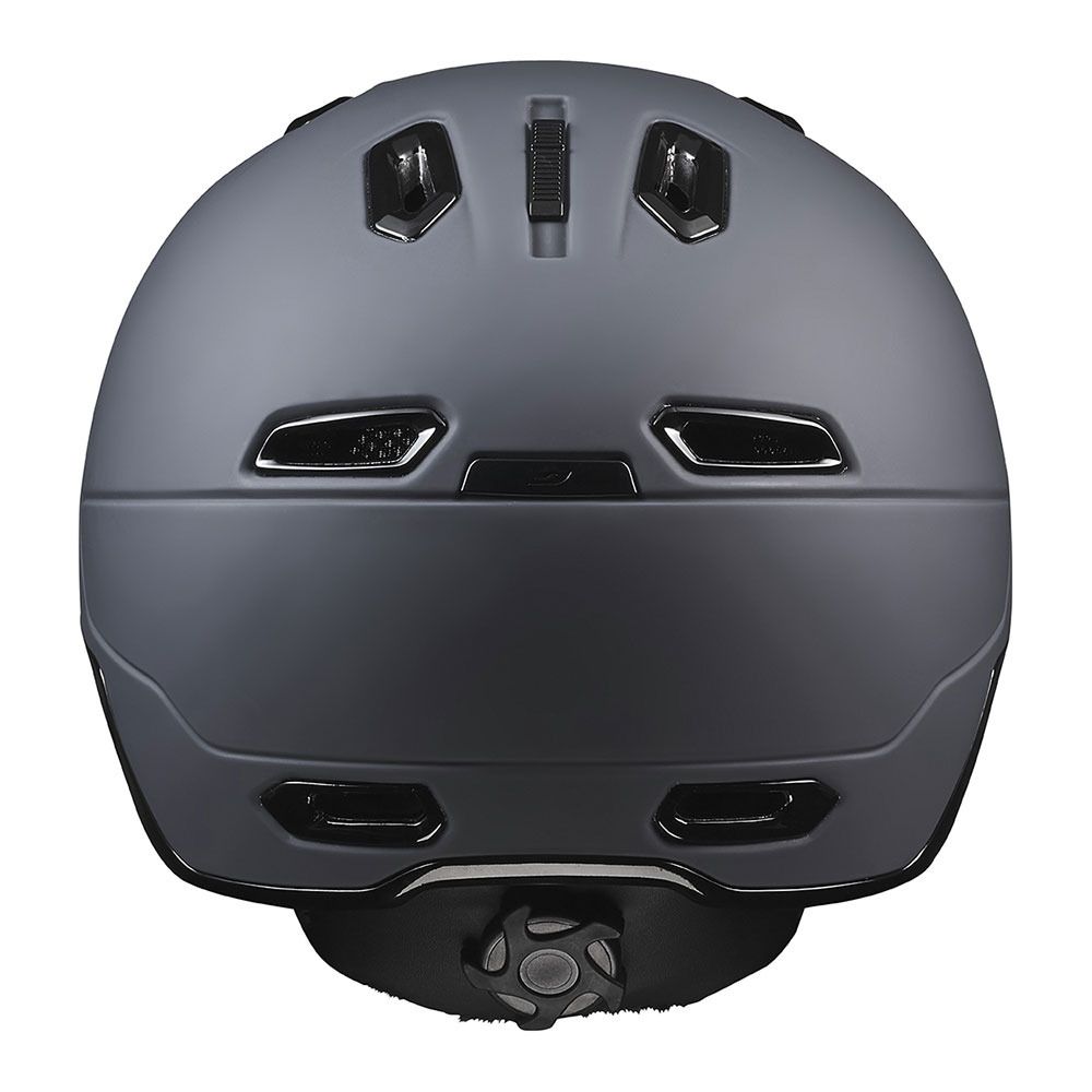 Julbo GLOBE EVO - Casque ski gris foncé/jaune