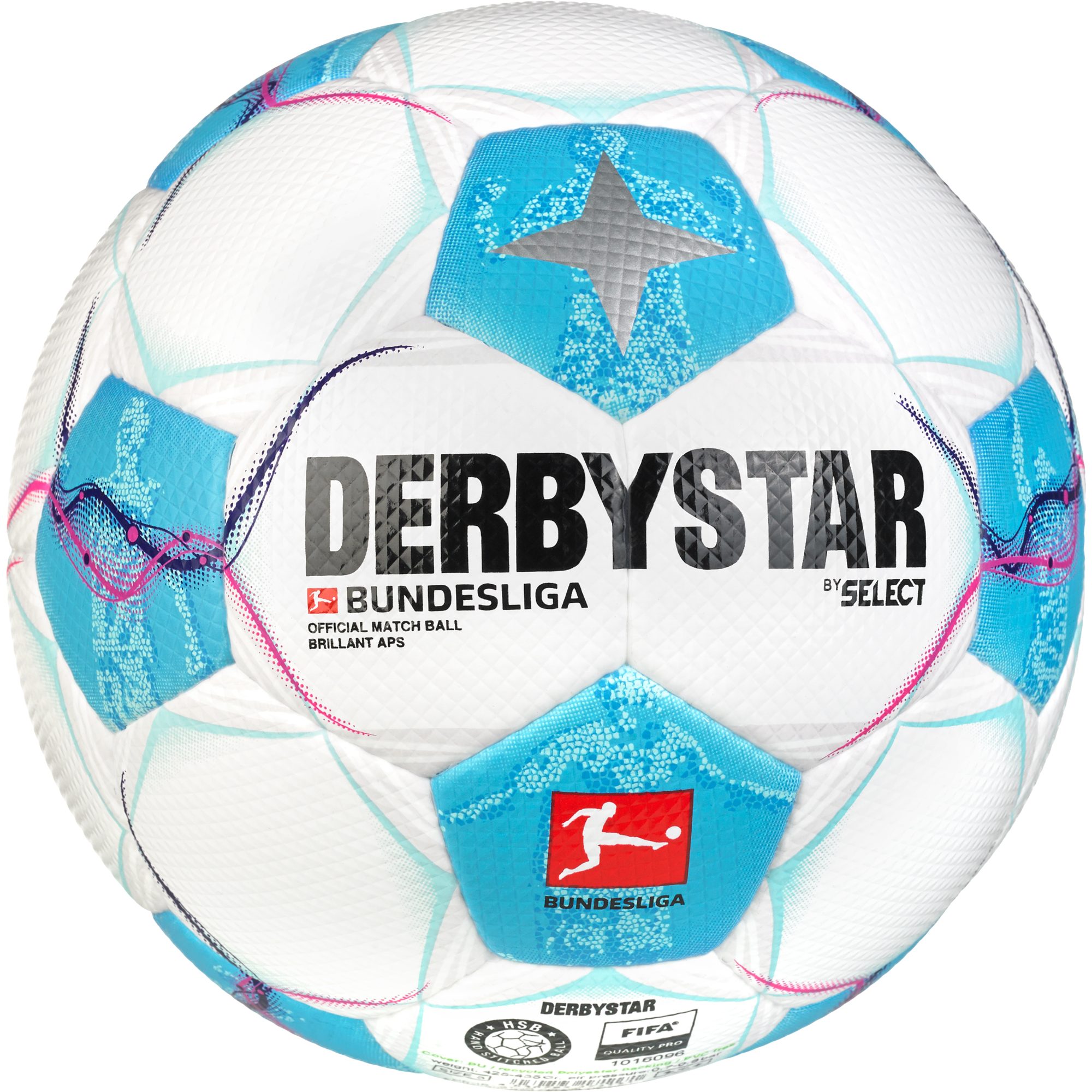 DERBYSTAR Bundesliga Brillant APS v24 Fußball weiß