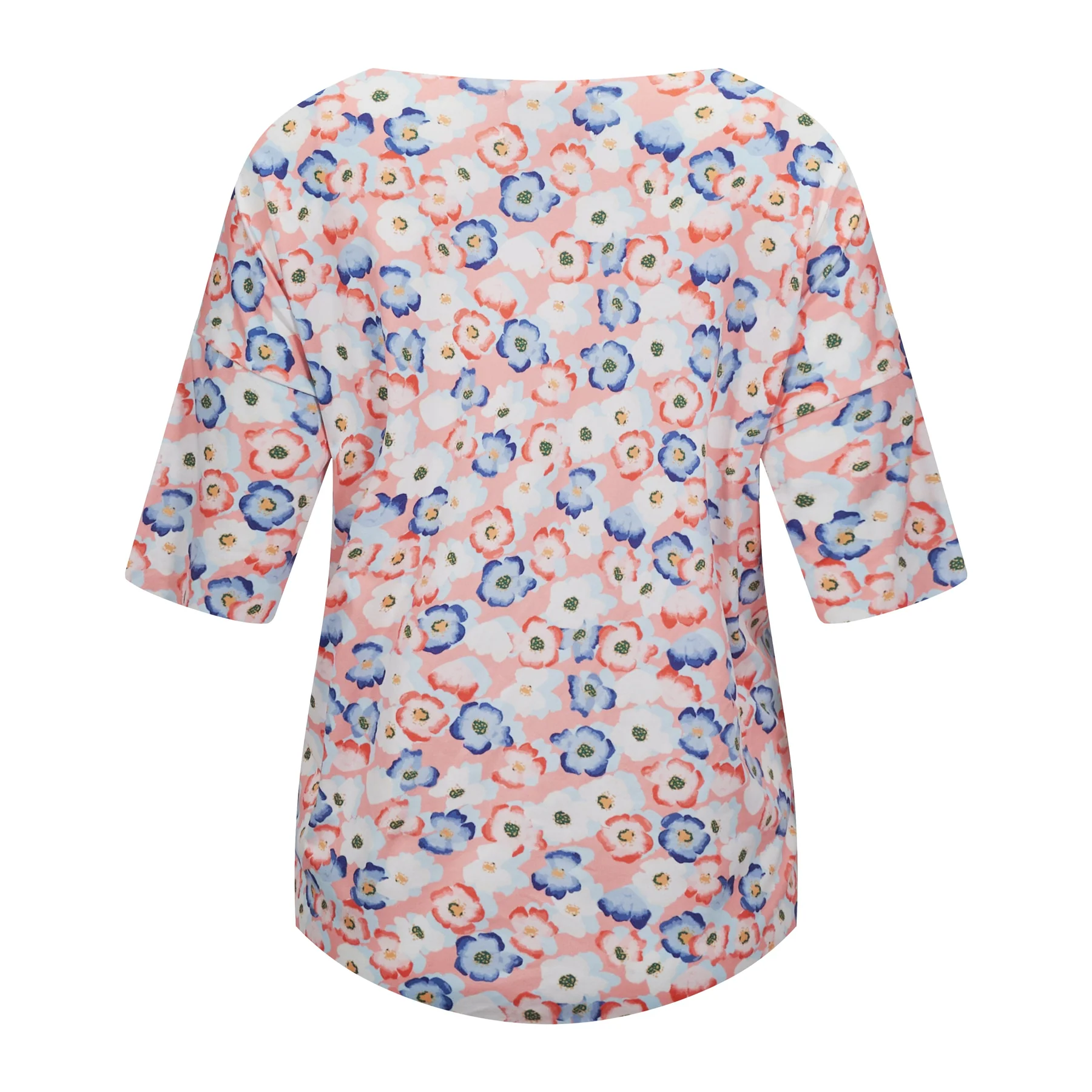 Liberte Alma-Tshirt peachy blue flower