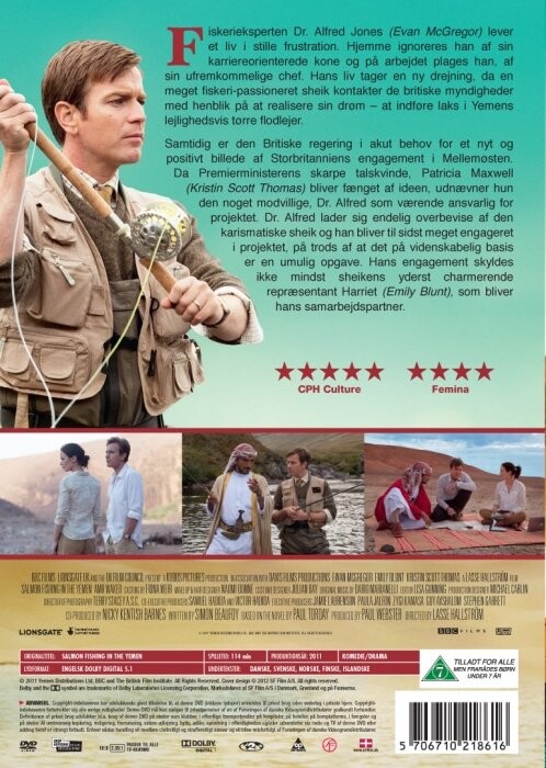 Salmon Fishing In The Yemen / Laksefiskeri I Yemen - DVD