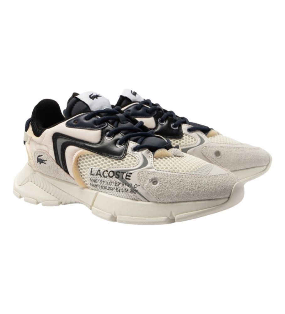 Tênis Lacoste de couro L003 bege