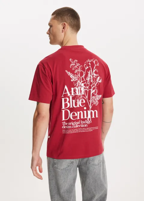 T-shirt met print collection rood (ROO)