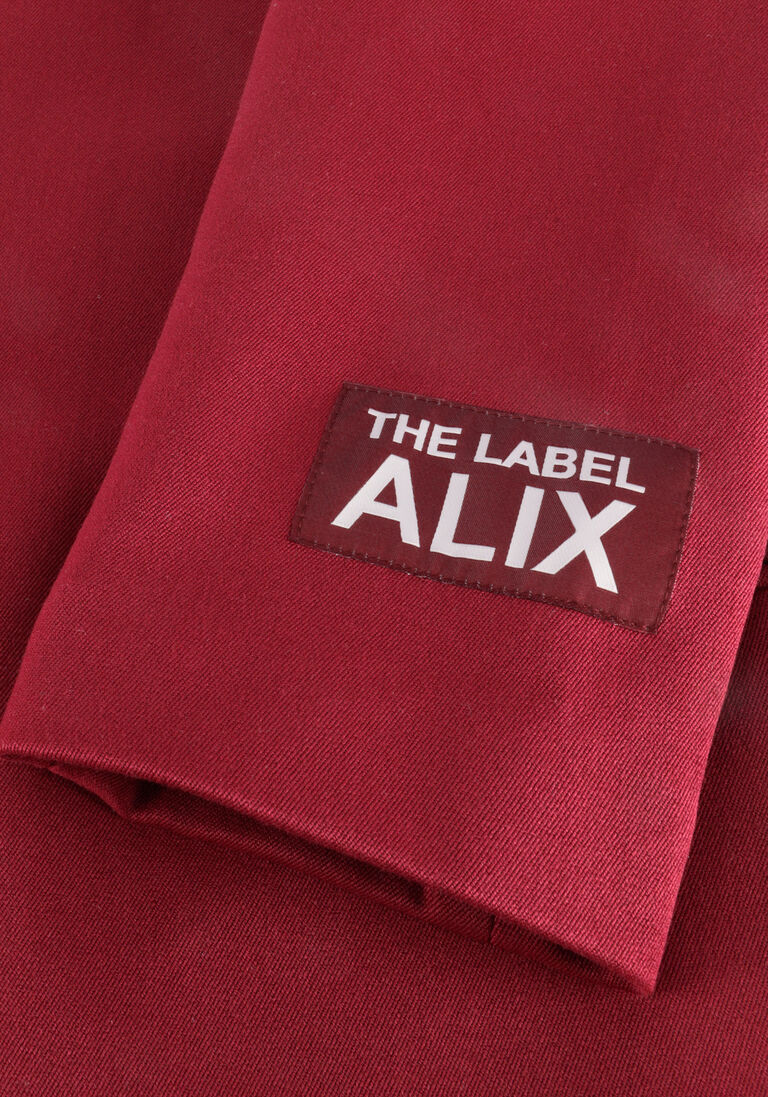 bordeaux alix the label blazer ladies woven oversized blazer