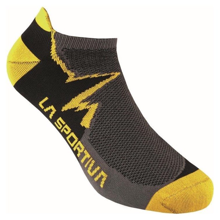 La Sportiva Klatresokker Carbon/Gul