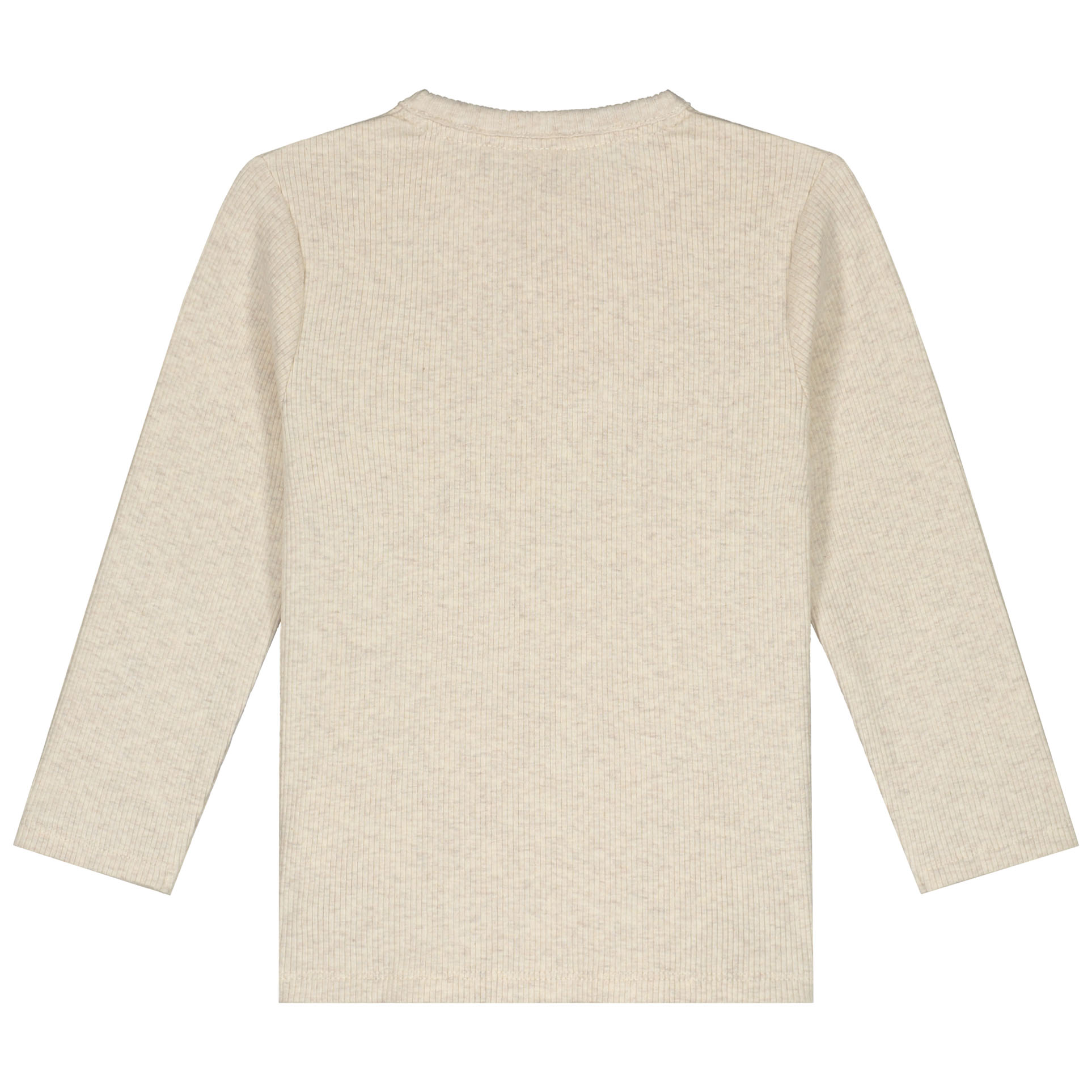 Prénatal peuter shirt lange mouwen effen bruin