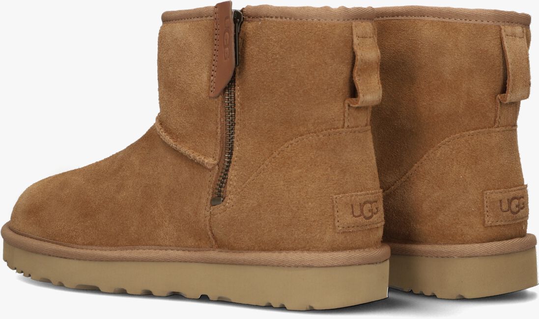 UGG camel ugg vachtlaarzen classic mini bailey zip