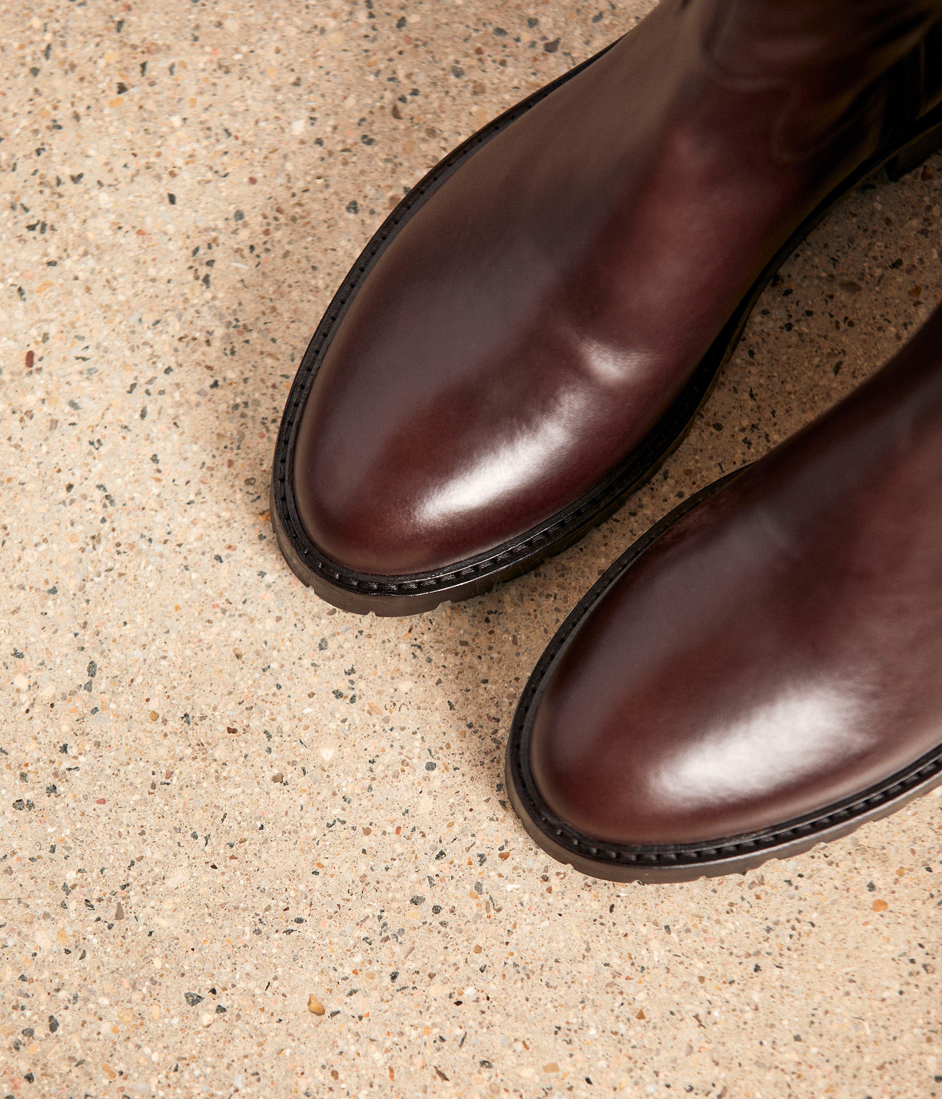 Bottes cuir choco Léandro