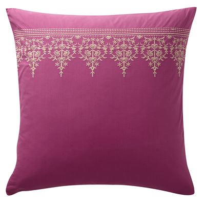 Linge de lit percale brodée - BECQUET CRÉATION.