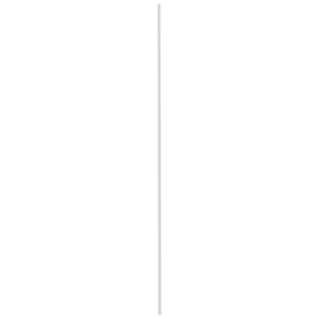 Hoekprofiel kunststof wit 25x25 mm 260 cm