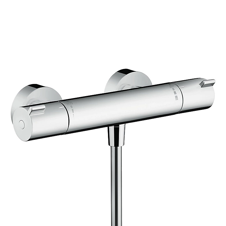 Mitigeur de douche thermostatique chromé Hansgrohe Ecostat 1001