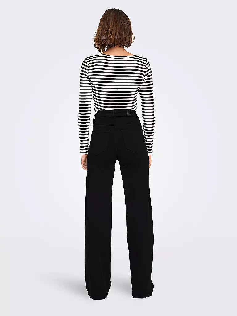 ONLY Jeans Wide Leg ONLMADISON BLUSH schwarz