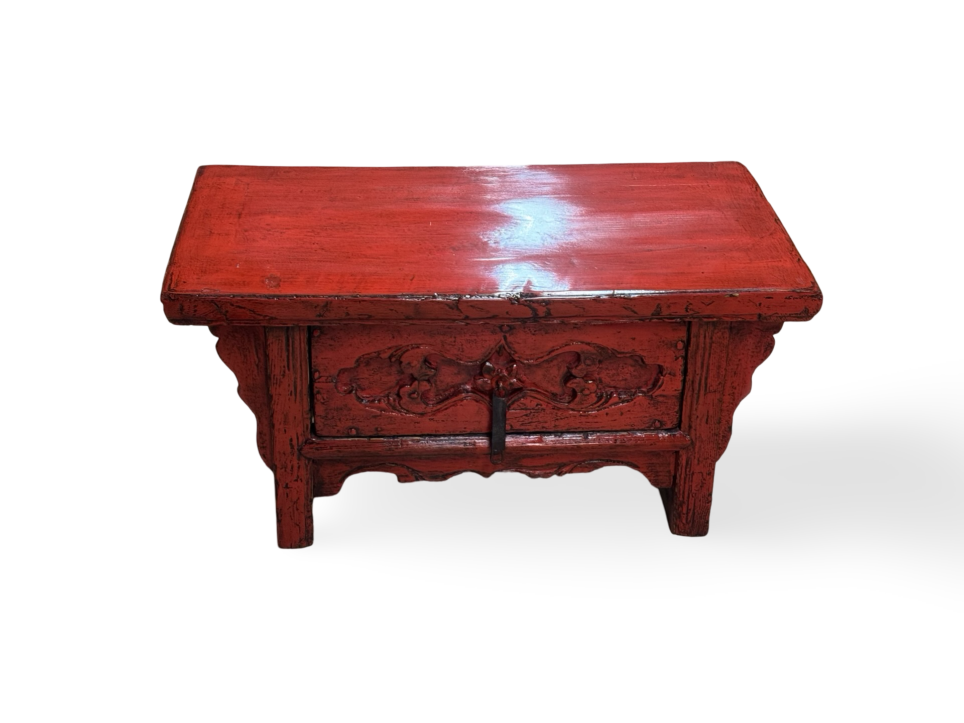 Spaanse tafel rood uniek lak Spaans tafel rood uniek lak