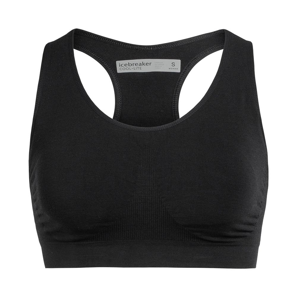 Icebreaker ANATOMICA SEAMLESS - Brassière Femme black
