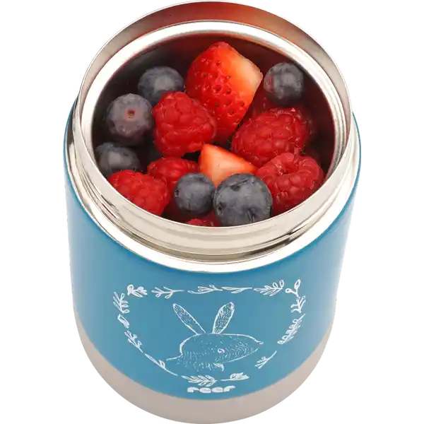 ColourDesign Edelstahl-Warmhaltebox, 300 ml, Petrolblau