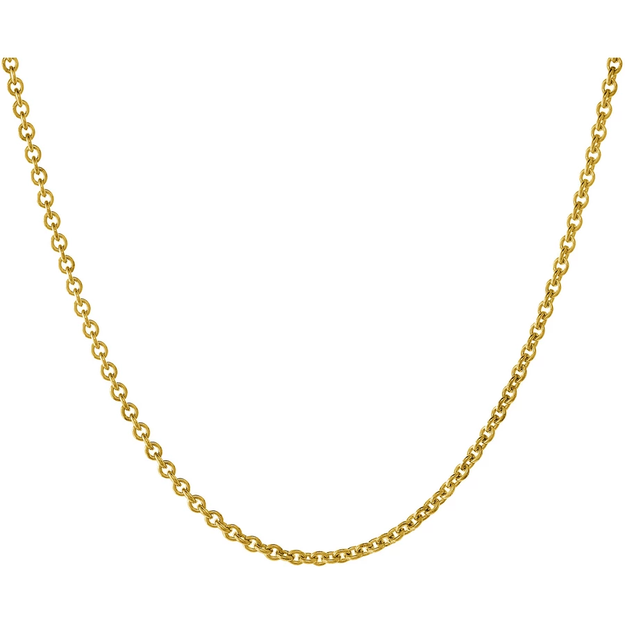 trendor Kreuz für Kinder Gold 333 mit goldplattierter Silberkette gold