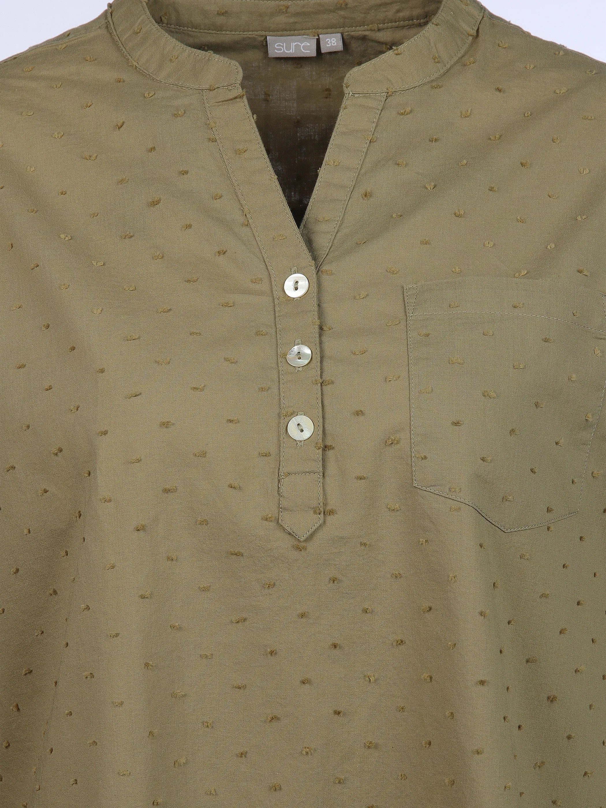 Damen Bluse mit Struktur