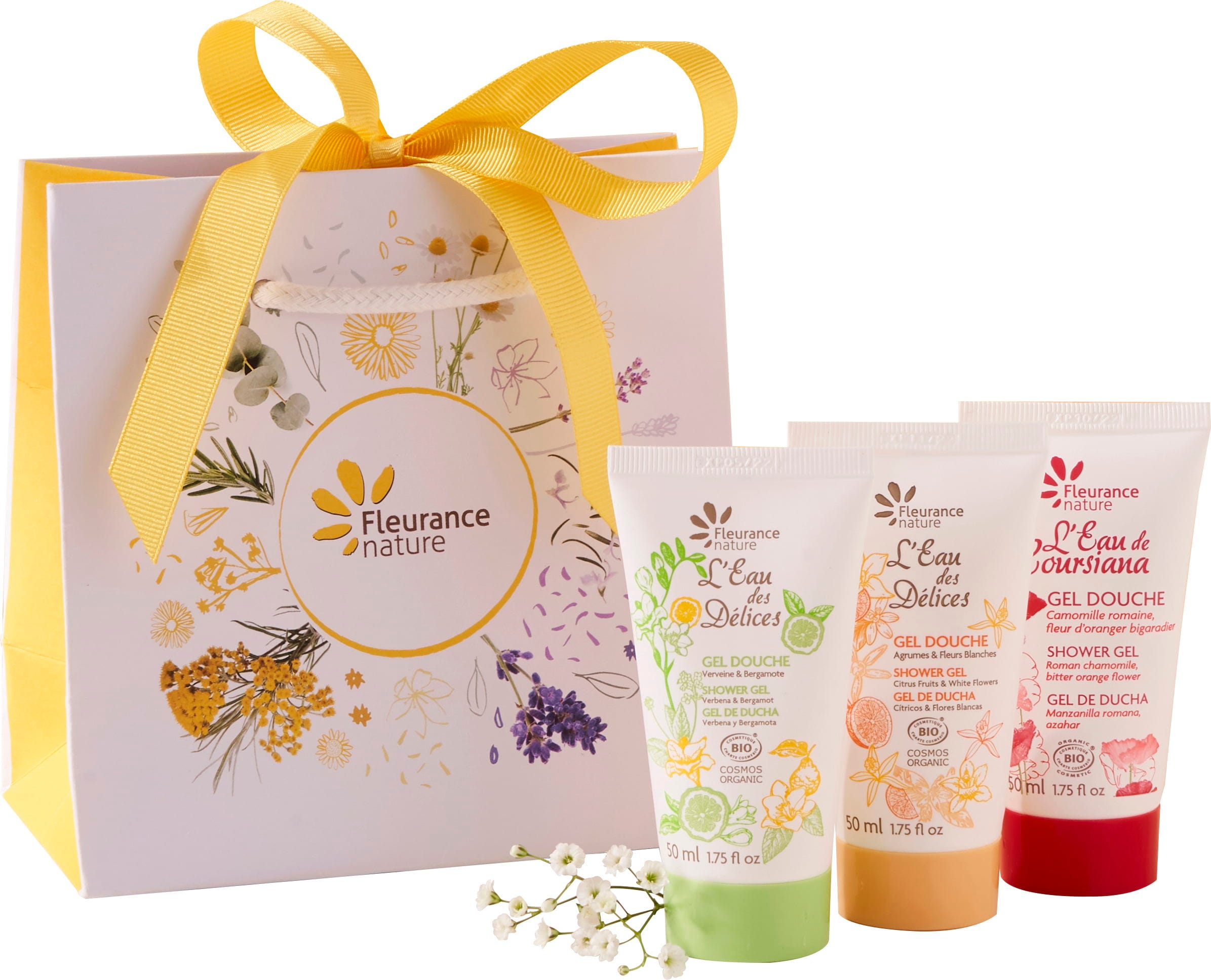Fleurance nature  Shower Gel Trio Gift Set
