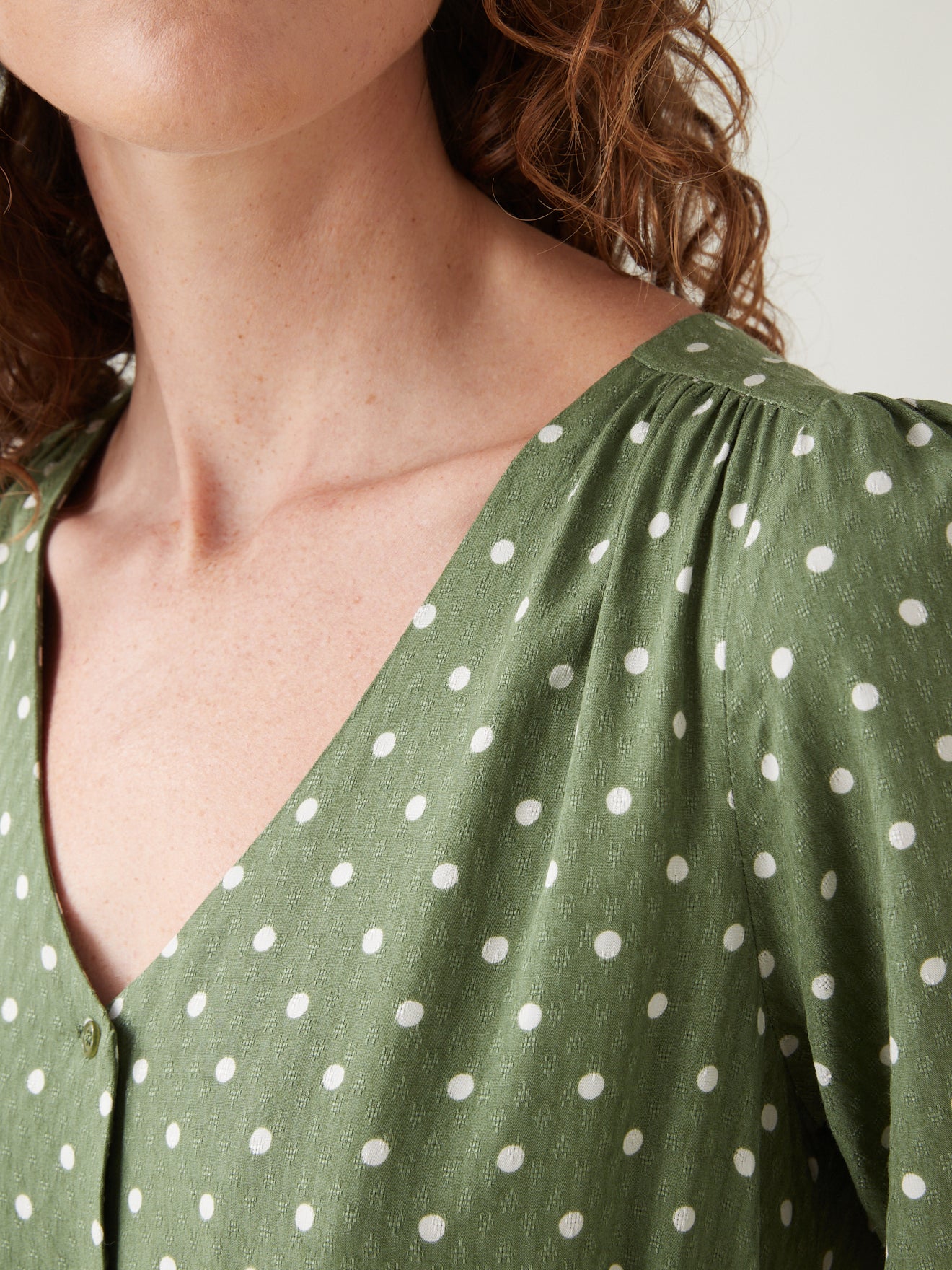 Robe mi-longue femme en viscose dobby