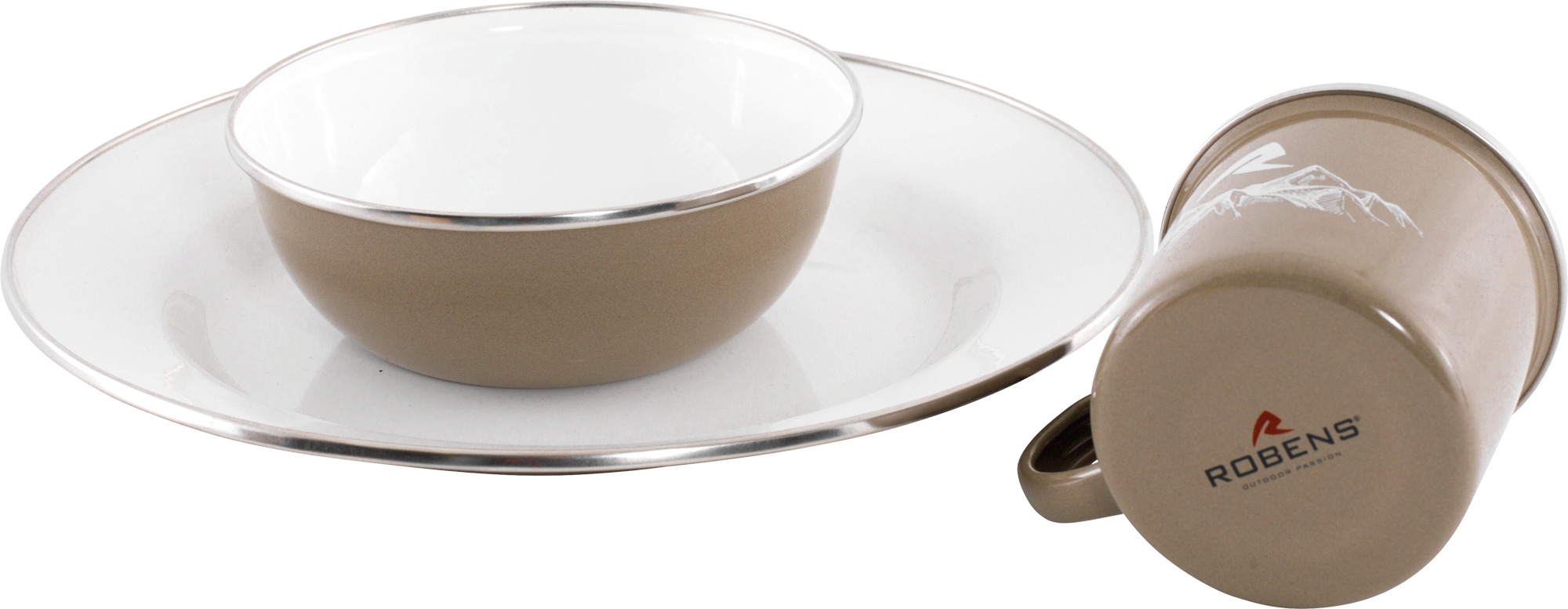 Robens Tongass Single Emaille-Set 3-tlg.