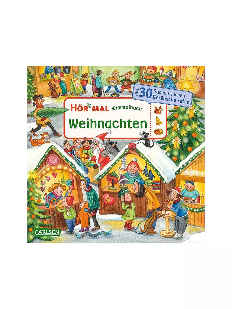 CARLSEN VERLAG Wimmelbuch - Weihnachten - Hör mal (Soundbuch) keine Farbe