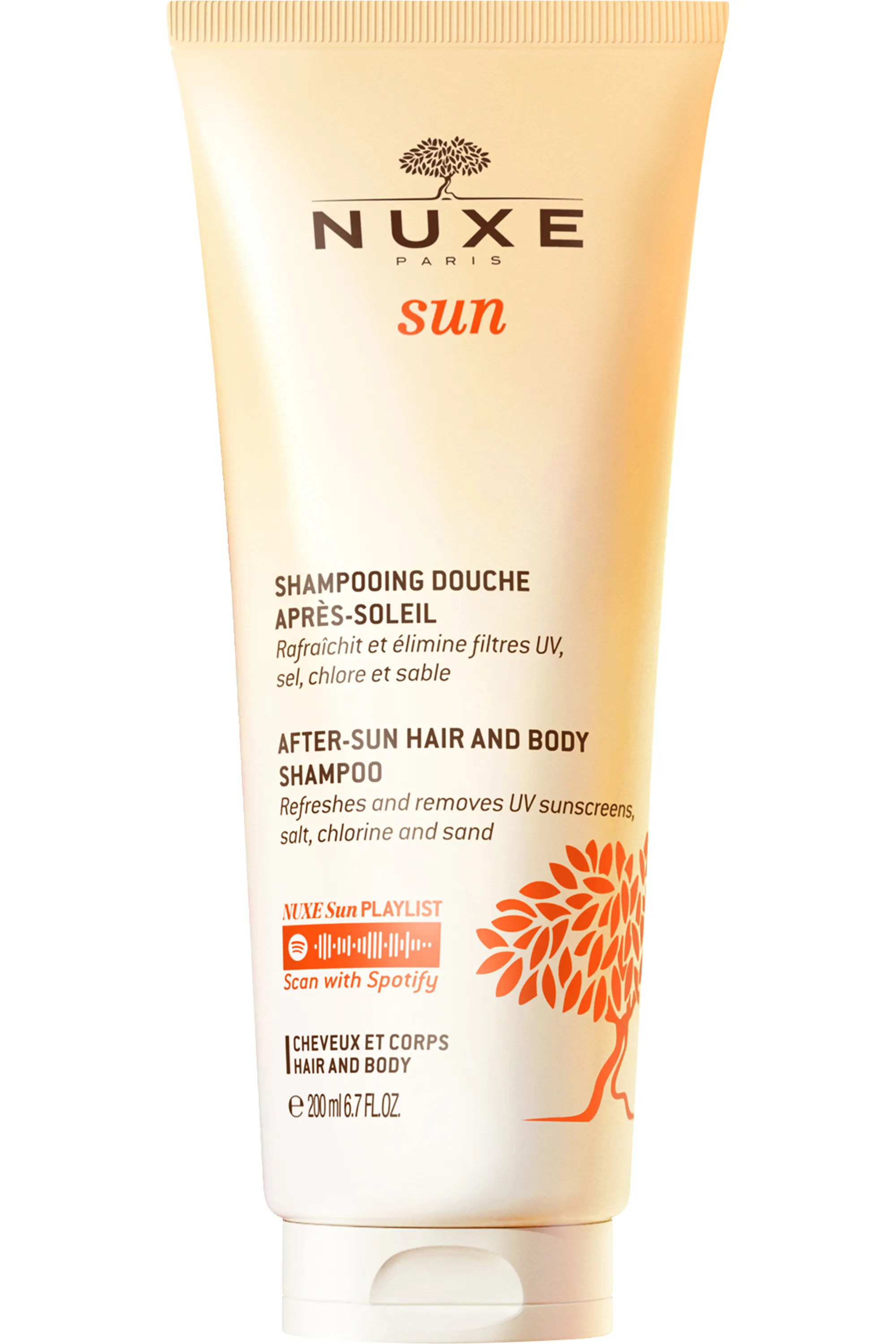 Nuxe Shampoing douche après-soleil corps et cheveux Nuxe Sun-200 ml