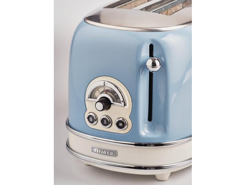 Ariete Toaster Vintage Blau Klassischer Toaster, Blau