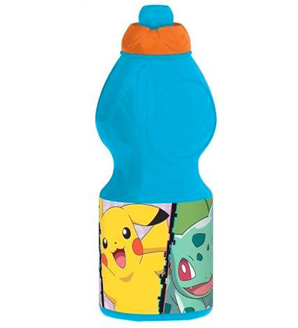 Pokémon Trinkflasche - 400 ml - Blau m. Pokémon