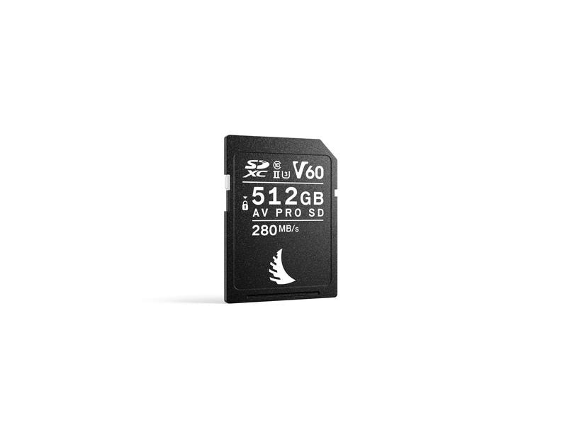 Angelbird SDXC-Karte AV Pro SD V60 Mk2 512 GB Schnelle, zuverlässige und hochkompatible SDXC UHS-II V60 Speicherkarte