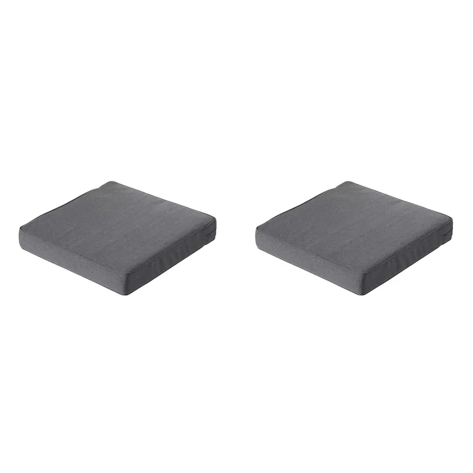 Madison - Lounge Profi-Line Zitkussen grey - Ca. 60x60 cm - Set van 2