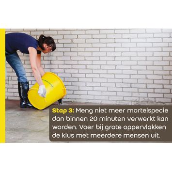 Weber Vezelversterkte egalisatie 20 kg.