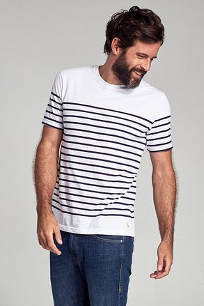 Armor-Lux Etel T-Shirt Strepen Wit 76827-400 kopen