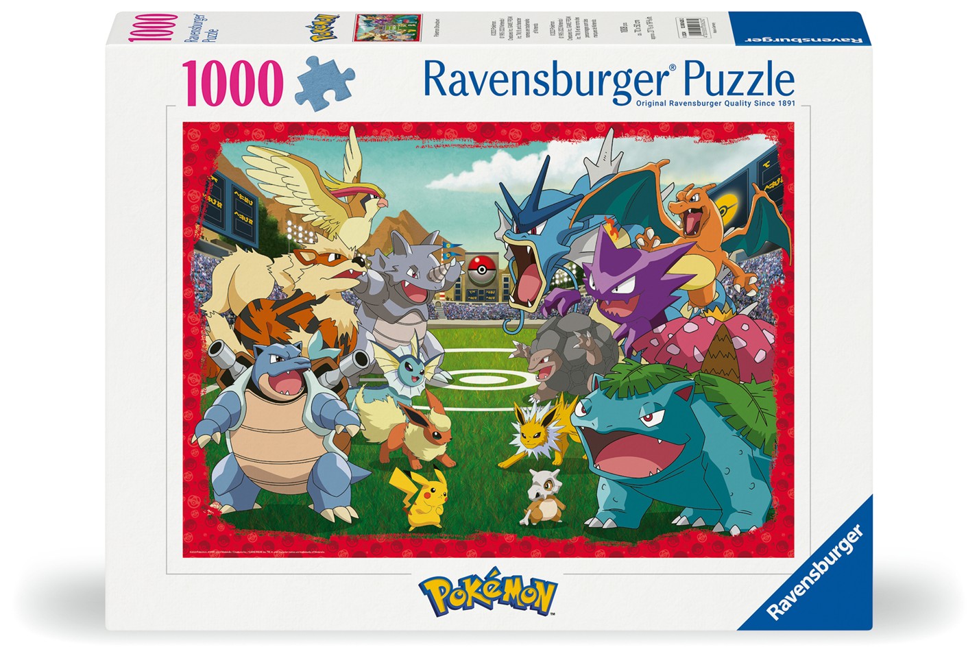 Ravensburger - Puslespil Pokémon Showdown 1000 brikker