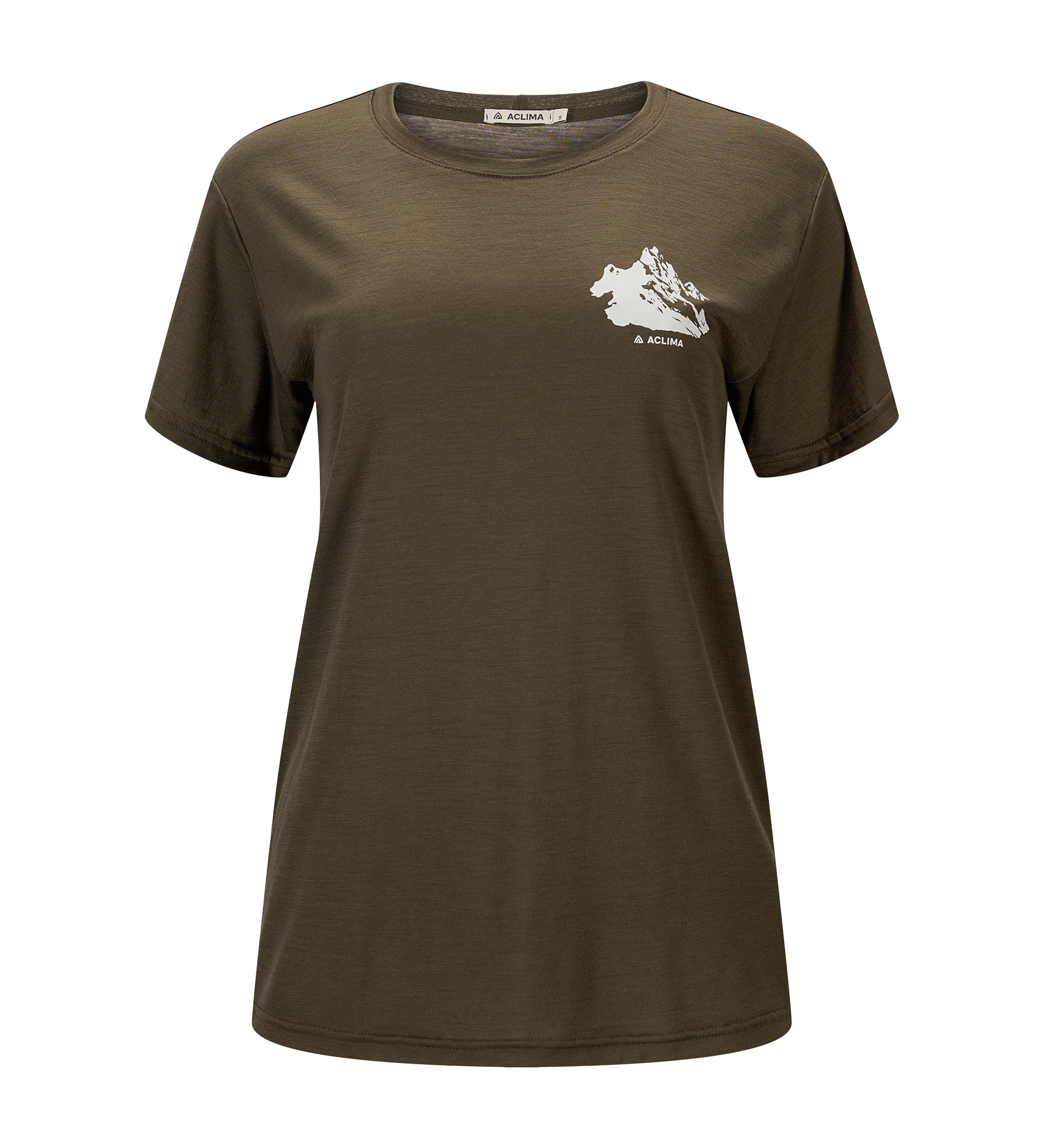 Aclima LightWool 140 Classic Tee Mountain, Dame<br>Super komfortabel i 100% myk merinoull!