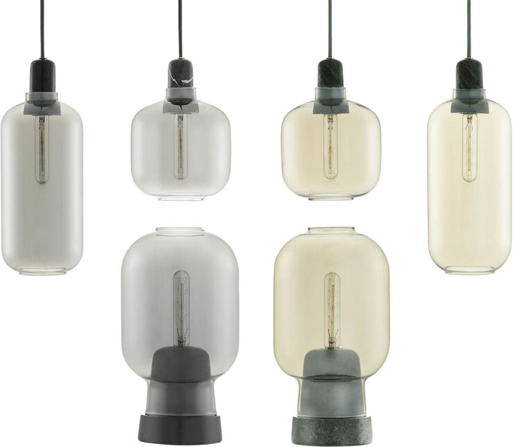 Normann Copenhagen Amp large smoke/sort Sort